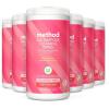 imageMethod AllPurpose Cleaning Wipes Pink Grapefruit MultiSurface Compostable 30 Count Pack of 6Grapefruit