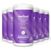 imageMethod AllPurpose Cleaning Wipes Pink Grapefruit MultiSurface Compostable 30 Count Pack of 6Lavender