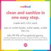imageMethod Antibacterial Toilet Bowl Cleaner Spearmint Kills 999 of Household Germs 24 Fl Oz24 Fl Oz Pack of 1