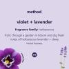 imageMethod Premium Foaming Hand Wash Refill Vetiver  Amber Recyclable Bottles Biodegradable Formula 28 fl oz Pack of 4 Packaging May VaryViolet  Lavender