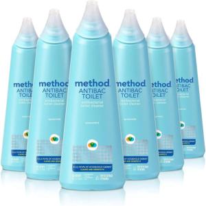 imageMethod Antibacterial Toilet Bowl Cleaner Spearmint Kills 999 of Household Germs 24 Fl Oz24 Fl Oz Pack of 6