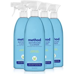 imageMethod Bathroom Cleaner Removes Mold  Mildew Stains Eucalyptus Mint 28 Fl Oz28 Fl Oz Pack of 4