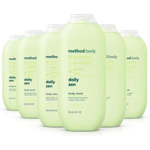 imageMethod Body Wash Daily Zen Paraben and Phthalate Free 18 oz Pack of 6Daily Zen