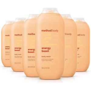 imageMethod Body Wash Daily Zen Paraben and Phthalate Free 18 oz Pack of 6Energy Boost