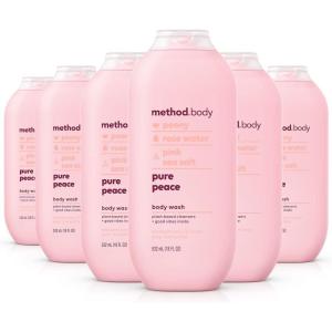 imageMethod Body Wash Daily Zen Paraben and Phthalate Free 18 oz Pack of 6Pure Peace