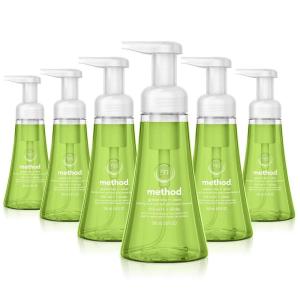 imageMethod Foaming Hand Soap Green Tea  Aloe Biodegradable Formula 10 Fl Oz Pack of 6Green Tea  Aloe