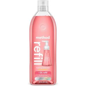 imageMethod Foaming Hand Soap Pink Grapefruit 10 Fl Oz Biodegradable Formula Pack of 328 Fl Oz Pack of 1