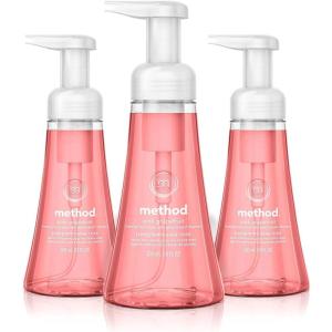 imageMethod Foaming Hand Soap Pink Grapefruit 10 Fl Oz Biodegradable Formula Pack of 330 Fl Oz Pack of 1