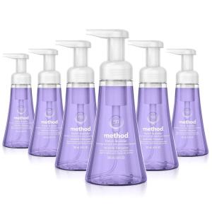 imageMethod Foaming Hand Soap Refill French Lavender Recyclable Bottle Biodegradable Formula 28 fl oz Pack of 4115 Fl Oz Pack of 6