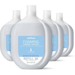 imageMethod Foaming Hand Soap Sweet Water Paraben and Phthalate Free Biodegradable Formula 10 fl oz Pack of 3112 Fl Oz Pack of 1