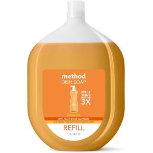 imageMethod Gel Dish Soap  Clementine Biodegradable Formula Tough on Grease 18 Fl Oz Pack of 454 Fl Oz Pack of 1