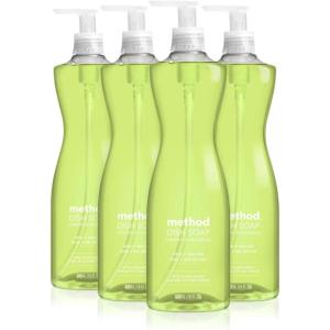 imageMethod Gel Dish Soap Lime  Sea Salt Biodegradable Formula Tough on Grease 18 Fl Oz Pack of 618 Fl Oz Pack of 4
