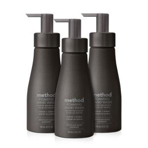 imageMethod Premium Foaming Hand Wash Refill Vetiver  Amber Recyclable Bottles Biodegradable Formula 28 fl oz Pack of 4 Packaging May VaryVetiver  Amber