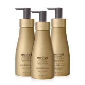 imageMethod Premium Foaming Hand Wash Refill Vetiver  Amber Recyclable Bottles Biodegradable Formula 28 fl oz Pack of 4 Packaging May VaryYlang Ylang