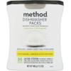 imageMethod Dishwasher Detergent Packs Lemon Mint Dishwashing Rinse Aid to Lift Tough Grease and Stains 30 Dishwasher Tabs per Package Pack of 4Lemon Mint