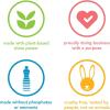 imageMethod Glass Cleaner Spray Waterfall Ammonia Free ampamp PlantBased Solution Mirror ampamp Window Cleaner  Great for Indoor ampamp Outdoor Glass Surfaces 28 oz Spray Bottles Pack of 8