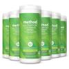 imageMethod AllPurpose Cleaning Wipes Lime Sea Salt MultiSurface Compostable 30 Count Pack of 630 Count Pack of 6