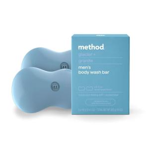 imageMethod Bar Soap Glacier  Granite Plastic Free 2 bars 5oz eachGlacier  Granite