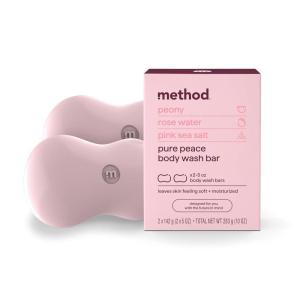 imageMethod Bar Soap Glacier  Granite Plastic Free 2 bars 5oz eachPure Peace