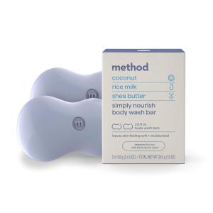 imageMethod Bar Soap Glacier  Granite Plastic Free 2 bars 5oz eachSimply Nourish