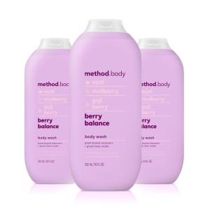 imageMethod Body Wash Berry Balance 18 Ounces Pack of 3