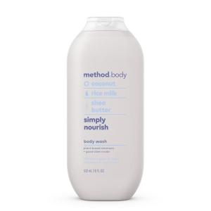 imageMethod Body Wash Hydrating Coconut Milk Paraben and Phthalate Free 18 oz Pack of 1Simply Nourish