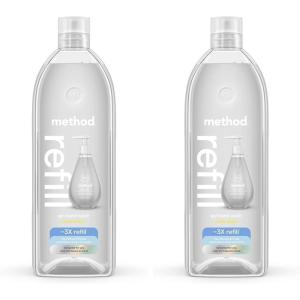 imageMethod Gel Hand Soap Refill Sweet Water 34 oz Packaging May Vary34 Fl Oz Pack of 2