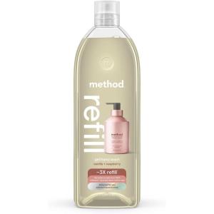 imageMethod Gel Hand Soap Refill Vanilla  Raspberry Biodegradable Formula 34 Fl Oz Pack of 1 Packaging May Vary