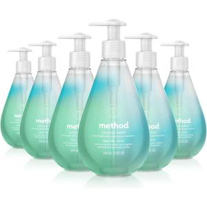 imageMethod Gel Hand Wash Coconut Water Biodegradable Formula 12 fl oz Pack of 6Coconut