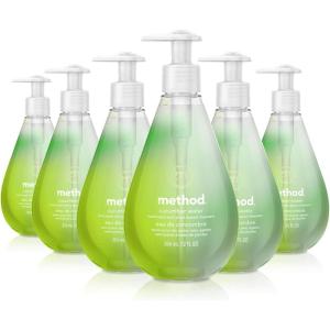 imageMethod Gel Hand Wash Coconut Water Biodegradable Formula 12 fl oz Pack of 6Cucumber Water