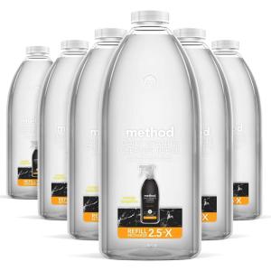 imageMethod Granite Polish Apple Orchard Polishes and Shines Granite Marble and Sealed Stone Surfaces 14 oz Spray Bottles Pack of 6Orange Tangerine