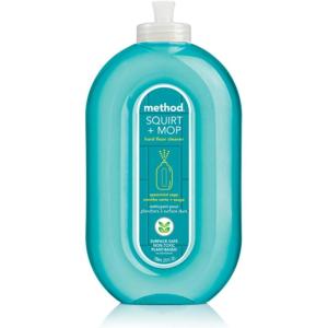 imageMethod Hardwood Floor Cleaner Squirt  Mop Design Use as Laminate or Sealed Wood Floor Cleaner Almond Scent 25 Fl Oz 6 Pack Packaging May VaryMint
