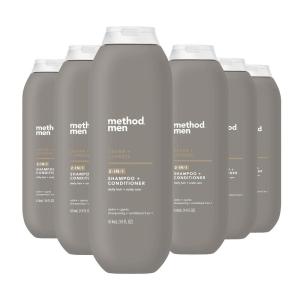 imageMethod Men 2in1 Shampoo  Conditioner Juniper  Sage Pack Of 6 Juniper ampamp Sage 6 CountCedar  Cypress
