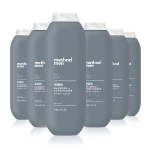 imageMethod Men 2in1 Shampoo  Conditioner Juniper  Sage Pack Of 6 Juniper ampamp Sage 6 CountSea  Surf