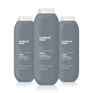 imageMethod Men 2in1 Shampoo  Conditioner Sea  Surf 14 Ounces Pack of 3