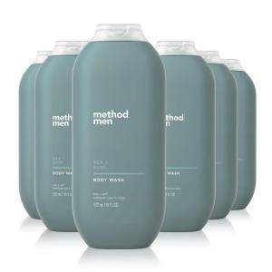 imageMethod Men Body Wash Glacier  Granite Paraben and Phthalate Free 18 FL Oz Pack of 6Sea  Surf