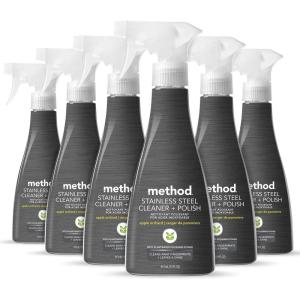 imageMethod Stainless Steel Cleaner  Polish Apple Orchard Cleans Fingerprints and Smudges 14 FL Oz Pack of 6Cleaner  Polish