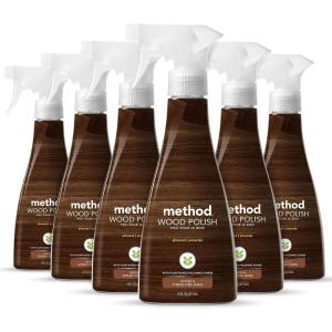 imageMethod Wood Polish Almond For Wood Surfaces Furniture and Cabinets 14 Ounces Pack of 684 Fl Oz Pack of 1