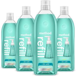 imageMethod Foaming Hand Wash Refill Waterfall 28 oz Pack of 4 Packaging May Vary