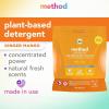 imageMethod Laundry Detergent Packs Beach Sage Scent Hypoallergenic Formula ampamp PlantBased Stain Remover Solution that Works in Hot ampamp Cold Water 42 Packs per Bag 2 Pack 84 Loads Packaging May VaryGinger Mango