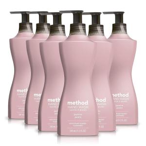 imageMethod Gel Hand Wash Rosemary Biodegradable Formula 115 fl oz Pack of 6Jasmine