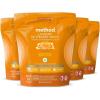 imageMethod Laundry Detergent Packs Fragrance Free  Clear PlantBased Stain Remover that Works in Hot ampamp Cold Water 42 Packs per Bag 2 Pack 84 Loads Packaging May VaryGinger Mango