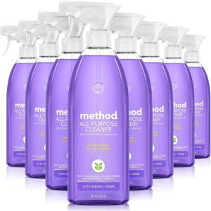 imageMethod AllPurpose Cleaner Refill French Lavender PlantBased and Biodegradable Formula Perfect for Most Counters Tiles Stone and More 68 Fl Oz bottles Pack of 628 Fl Oz Pack of 8