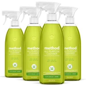 imageMethod AllPurpose Cleaner Spray Clementine PlantBased and Biodegradable Formula Perfect for Most Counters Tiles Stone and More 28 Oz Spray Bottles Pack of 8Lime  Sea Salt
