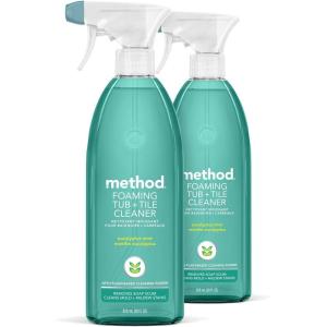imageMethod Foaming Bathroom Cleaner Eucalyptus Mint 28 Ounce 2 pack Packaging May Vary