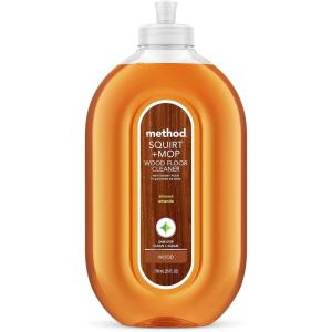 imageMethod Hardwood Floor Cleaner Squirt  Mop Design Use as Laminate or Sealed Wood Floor Cleaner Almond Scent 25 Fl Oz 6 Pack Packaging May VaryAlmond
