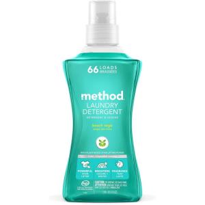 imageMethod Liquid Laundry Detergent Beach Sage Scent PlantBased Stain Remover  66 Loads per 535 fl oz bottle 4 Pack 264 Total Loads Packaging May VaryBeach Sage