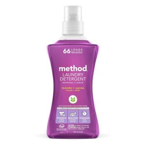 imageMethod Liquid Laundry Detergent Coconut  Cactus Water 66 Loads Per Bottle Biodegradable Formula PlantBased Stain Remover 535 Fl Oz Pack of 1Lavender  Cypress