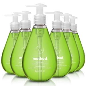imageMethod Gel Hand Soap Juicy Pear 12 Fl Oz Pack of 6