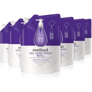 imageMethod Gel Hand Soap Refill French Lavender 34 fl oz Pack of 6